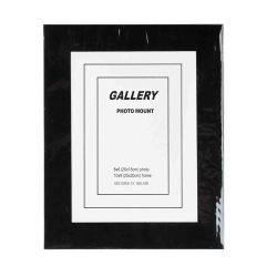 Photo Mount Black 20X30cm (10"X12")