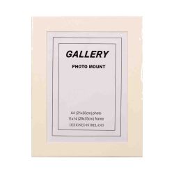 Photo Mount Cream 35X28cm  (11"X14")