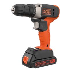 Black+Decker 18V Lithium-Ion Drill 
