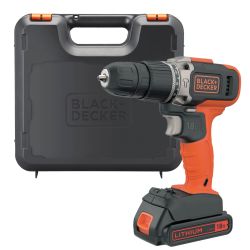 Black+Decker 18V 2 Speed Hammer Drill 
