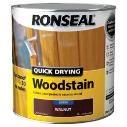 Ronseal 2.5L Quick Drying Woodstain Walnut