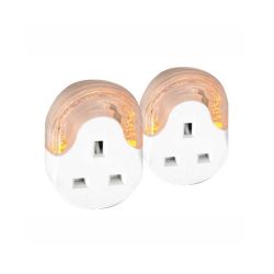 Masterplug Indoor Dusk to Dawn Night Light Twin-Pack