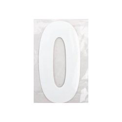 Wheelie Bin Sticker Number 0 - 210 x 250mm