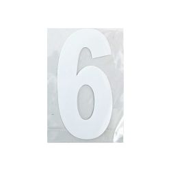 Wheelie Bin Sticker Number 6 - 210 x 250mm