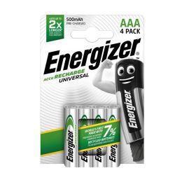Energizer Recharge Universal AAA 4 Pack Batteries
