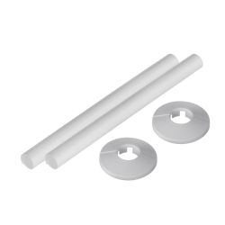 3/4"/22mm Pipe Cover Kit - White