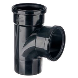 Soil Pipe & Fittings - 4" x 90 Deg.  Plain Soil Branch Double Socket