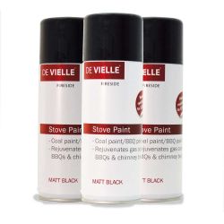 De Vielle Stove, Coal and BBQ Paint Aerosol 400ml
