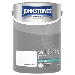 Johnstone's Vinyl Soft Sheen Brilliant White 5ltr