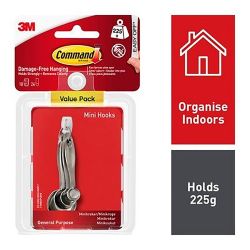 Command Mini Hooks Value Pack
