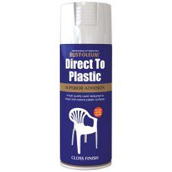 Rust-Oleum Direct to Plastic White 400ml