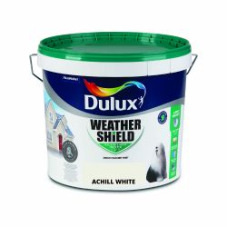 Dulux Weathershield Smooth Masonry Achill White 10L