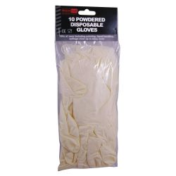 BLACKROCK 10PK LATEX GLOVES