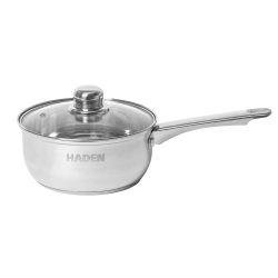 Sabichi 18Cm Saucepan With Glass Lid 