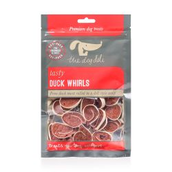 Dog Deli Duck Whirls Dog Treats