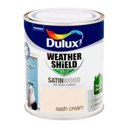 Weathershield Exterior Satinwood Sash Cream 750ml