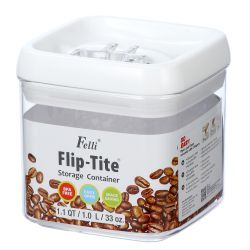 Felli Square 33oz Flip-Tite Storage Container