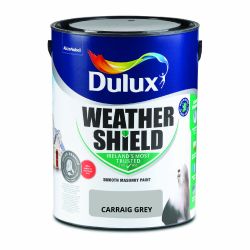 Dulux Weathershield Smooth Masonry Carraig Grey 5L