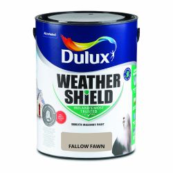 Dulux Weathershield Smooth Masonry Fallow Fawn 5L