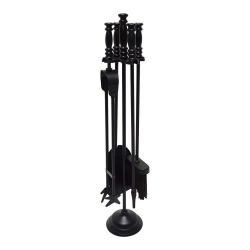 Embers Traditional 4 Piece Companion Set - Black