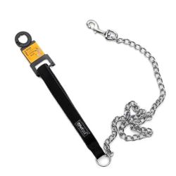 PADDED NYLON CHAIN LEAD MED BL