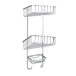 Croydex Wire 3 Tier Corner Basket Rust Free