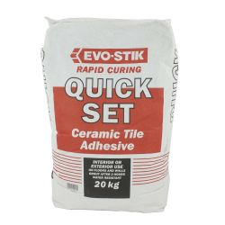 Evo-Stik Quickset Wall And Floor Tile Adhesive 20Kg