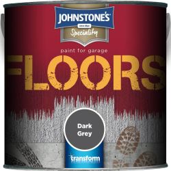 Johnstone's  Garage Floor Paint Dark Grey 2.5ltr