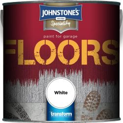 Johnstone's  Garage Floor Paint White 2.5ltr