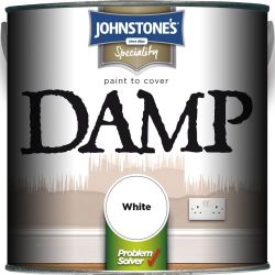 Johnstone's  Damp Proof Paint White 2.5ltr