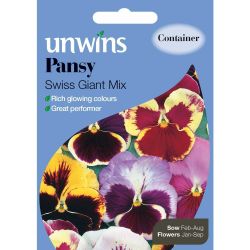 Pansy Swiss Giant Mix