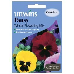 Pansy Winter Flowering Mix