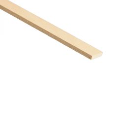 Cheshire Mouldings 25 x 6mm 2.4m Light Hardwood Strip wood RTM853