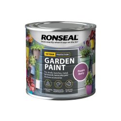 Ronseal 250 ml Garden Paint Purple Berry