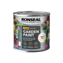Ronseal 250ml Garden Paint White Ash