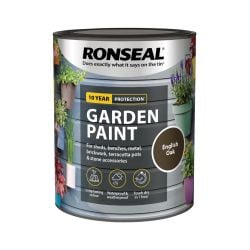 Ronseal 750ml Garden Paint English Oak