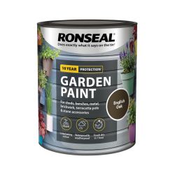 Ronseal 750ml Garden Paint English Oak