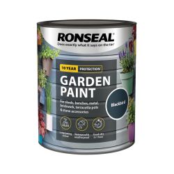 Ronseal 750ml Garden Paint Blackbird