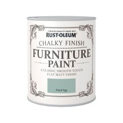 Rust-Oleum Chalky Finish Furniture Paint Duck Egg 125ml