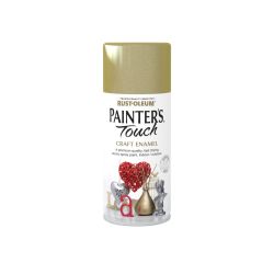 Rust-Oleum Painter's Touch Craft Enamel (Spray) Gold Metallic 150ml