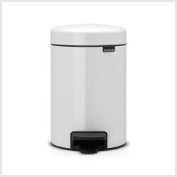 Brabantia Pedal Bin newIcon, 3 litre, White