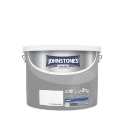 Johnstone's Vinyl Matt Brilliant White 10ltr