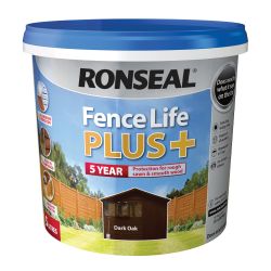 Ronseal 5 Litre Fencelife Plus Dark Oak