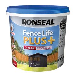 Ronseal 5 Litre Fencelife Plus Tudor Black