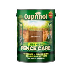 Cuprinol Less Mess Fence Care Autumn Gold 5L