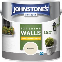Johnstone's  Smooth Masonry Magnolia 2.5ltr