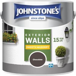 Johnstone's  Smooth Masonry Smooth Chocolate 2.5ltr