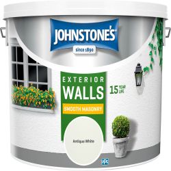 Johnstone's 10L Antique White Smooth Masonry