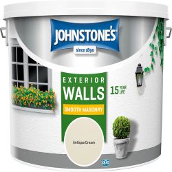 Johnstone's Smooth Masonry Antique Cream 10ltr