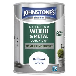 Johnstone's  Exterior Primer Undercoat White 750ml